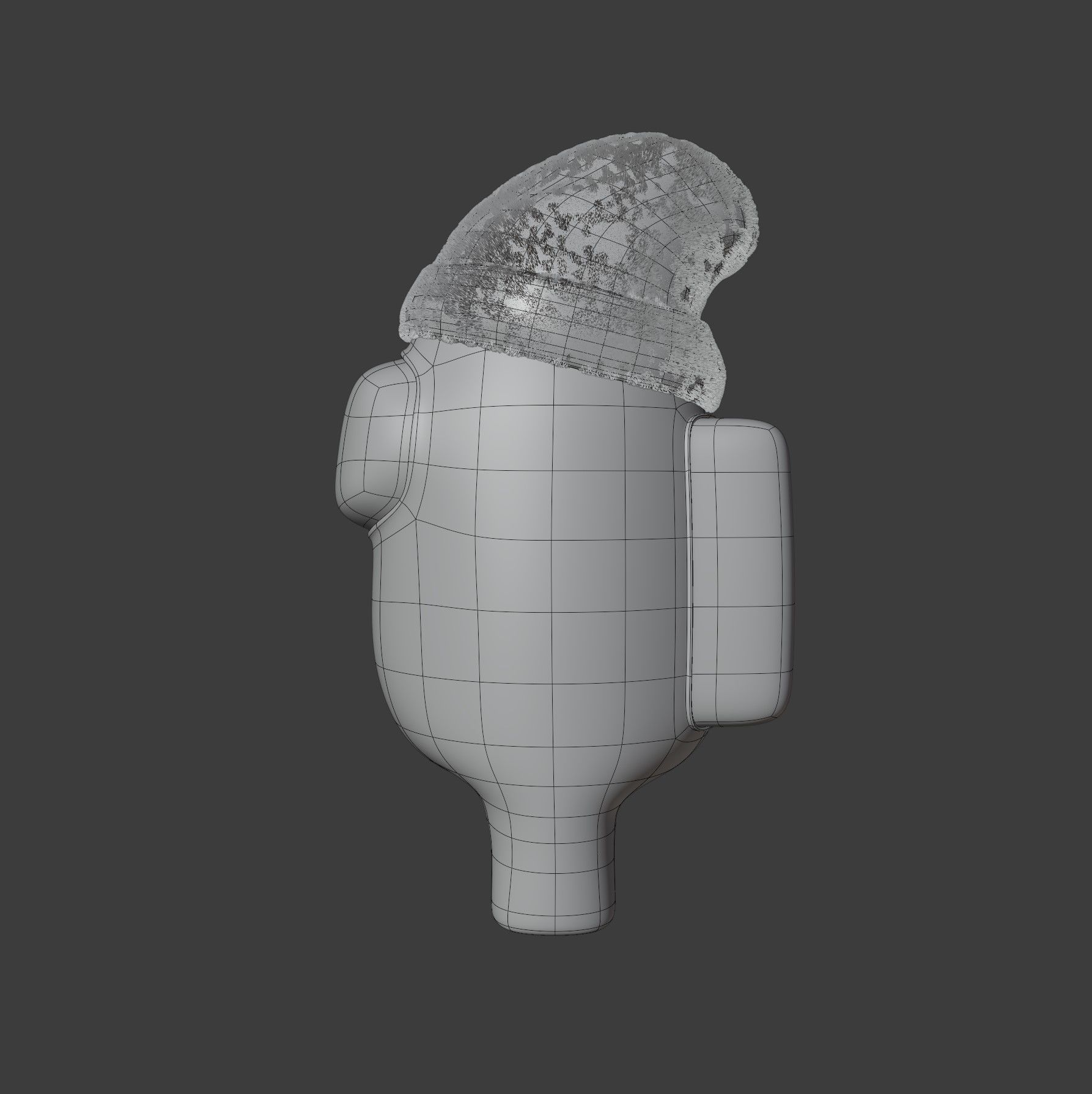 Among Us Beanie Character 3D model_11