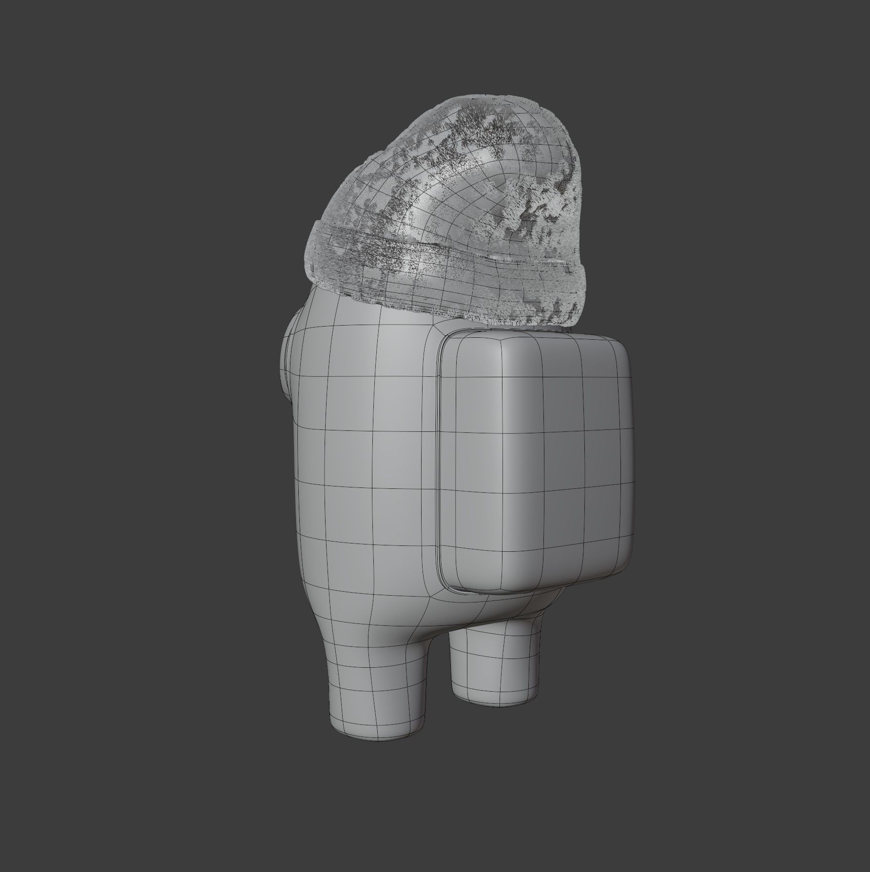 Among Us Beanie Character 3D model_12