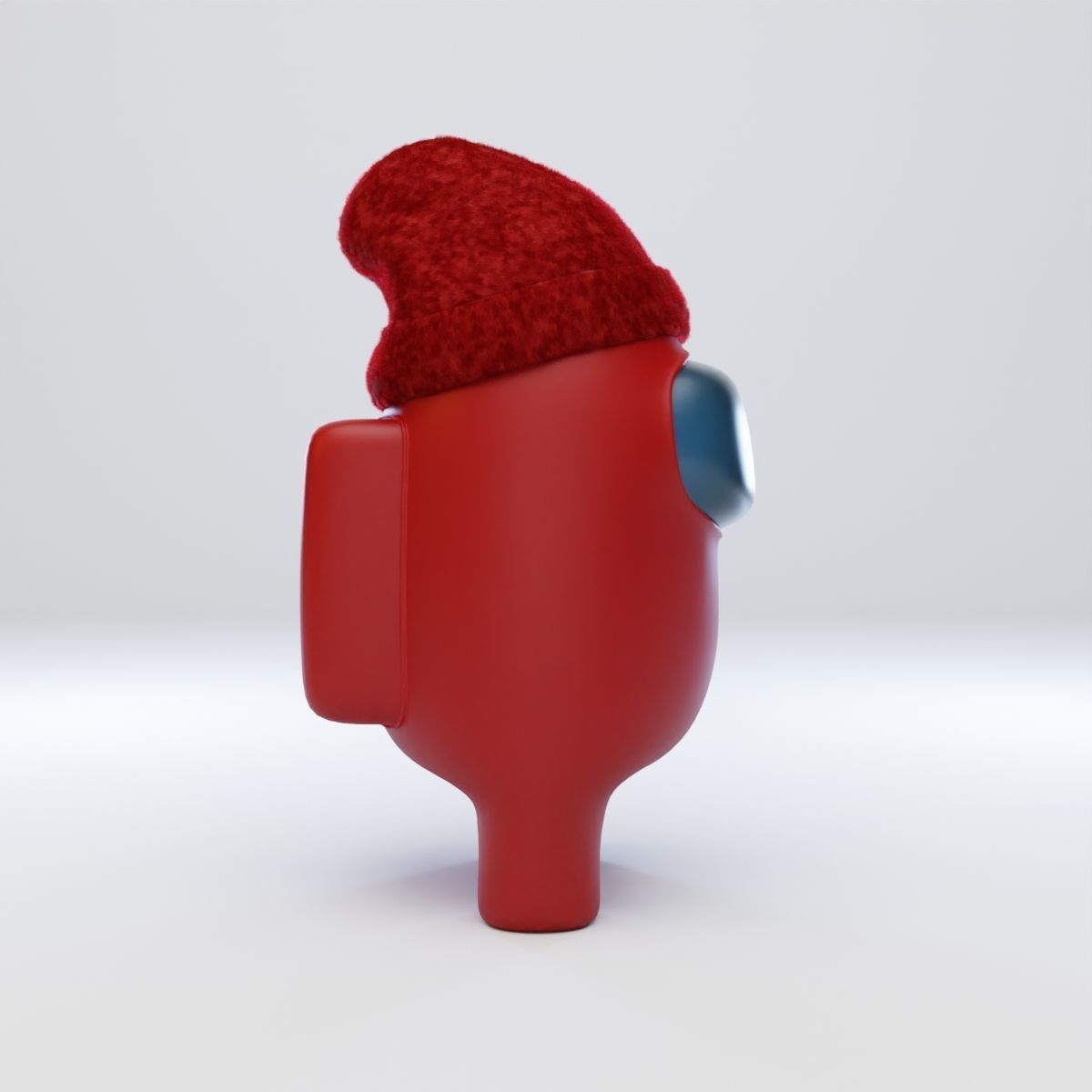 Among Us Beanie Character 3D model_7