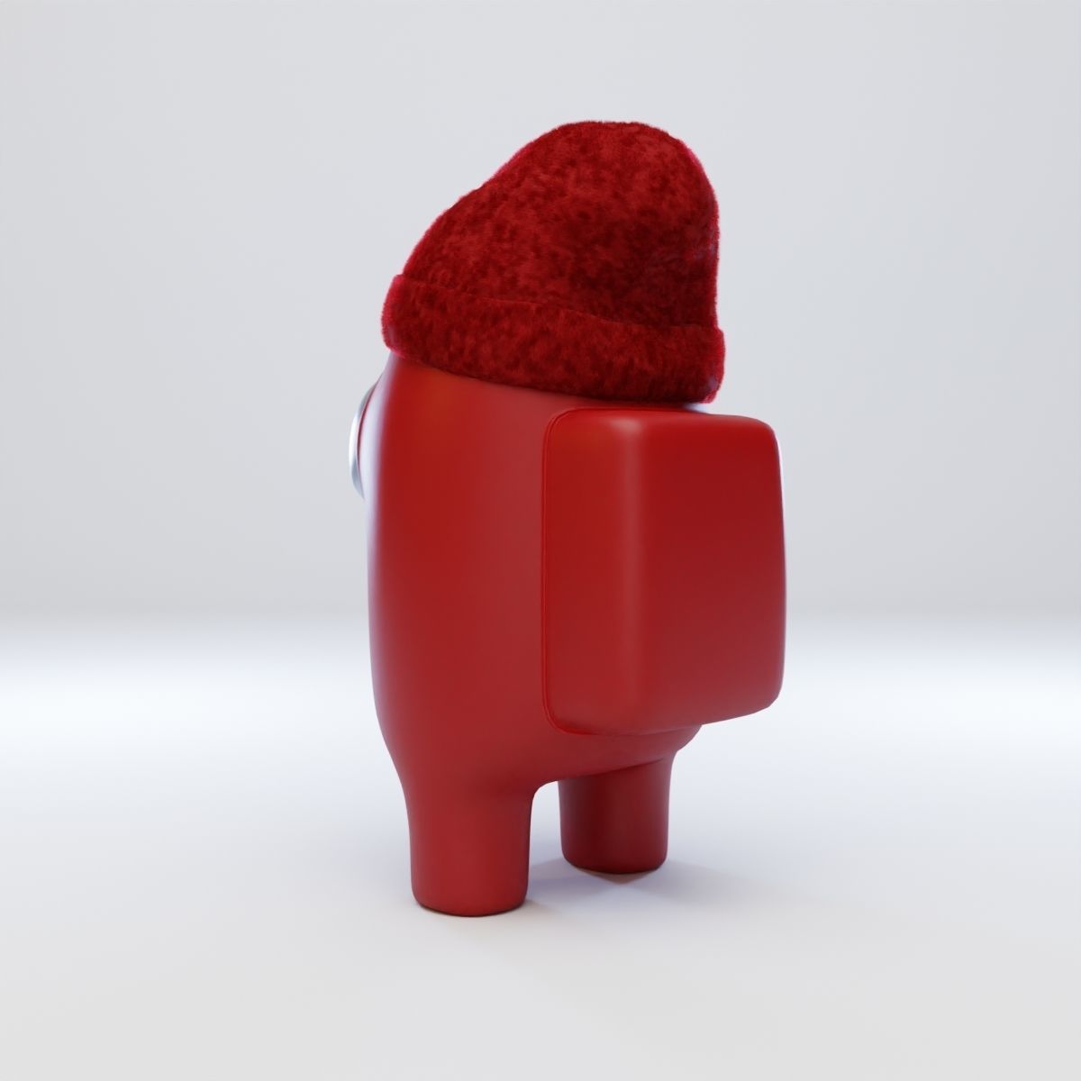 Among Us Beanie Character 3D model_4
