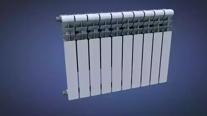 wall battery Low-poly 3D model