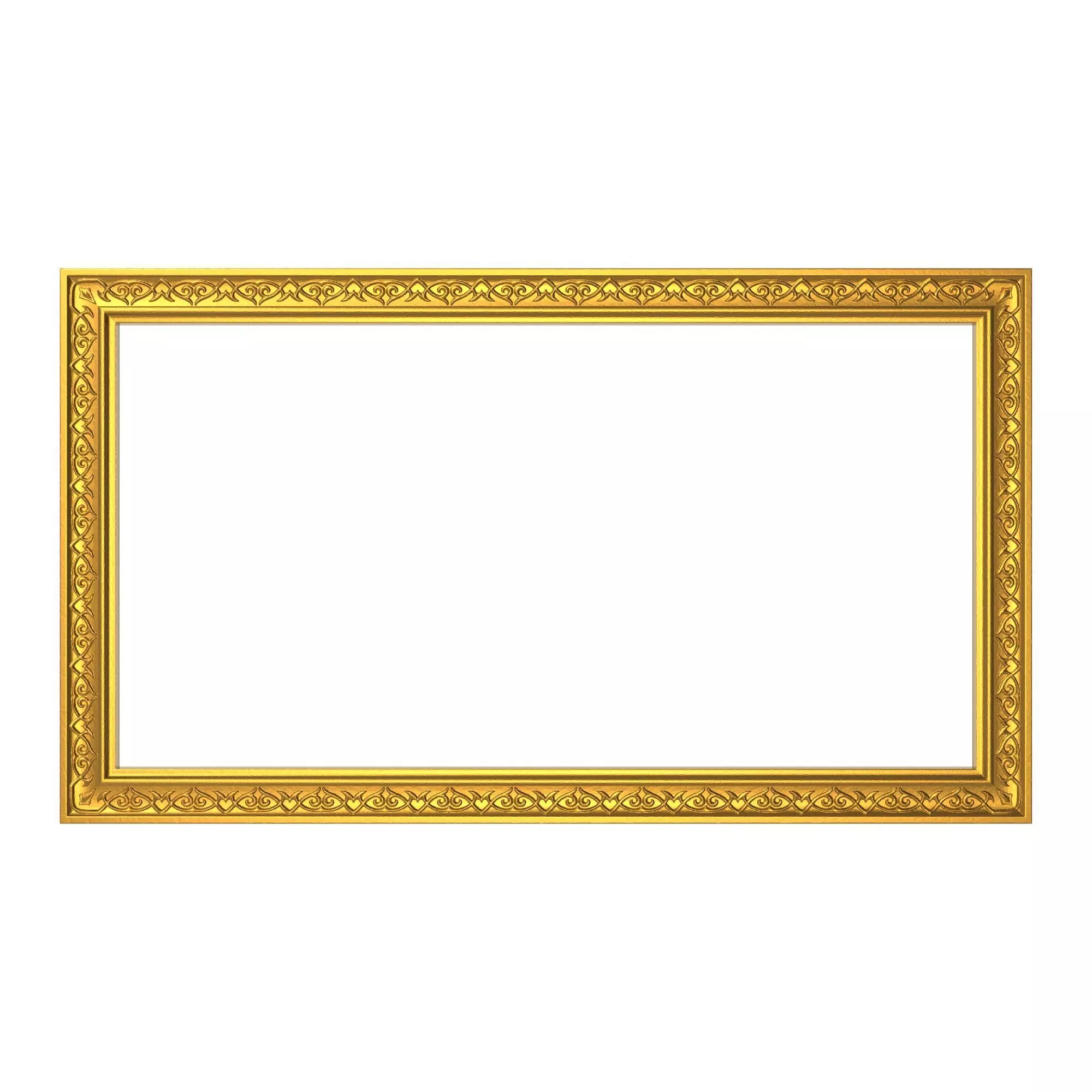 carved frame 3D model_0