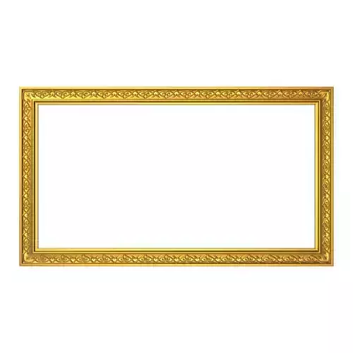 carved frame 3D model