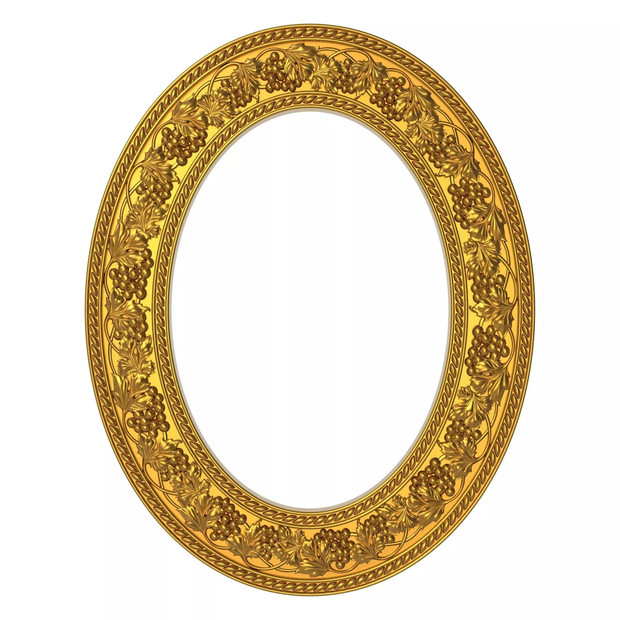 carved frame 3D model_0