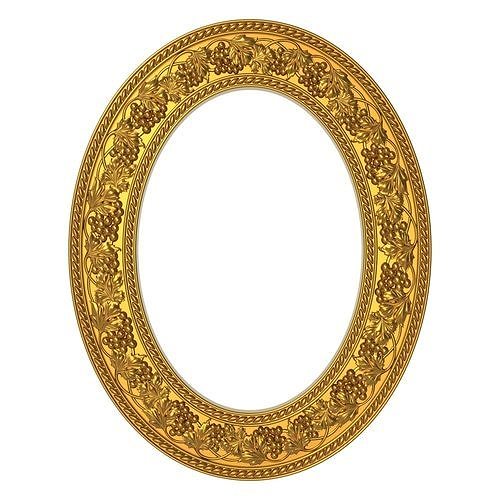 carved frame 3D model