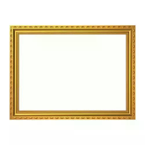carved frame 3D model