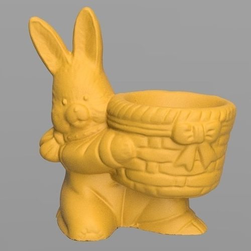 Lapin pot pour oeuf 3D printing  3D print model