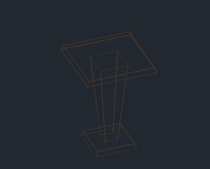 Small Side Table 3D model_1