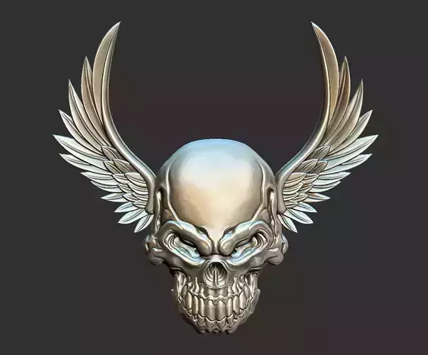 skull wings