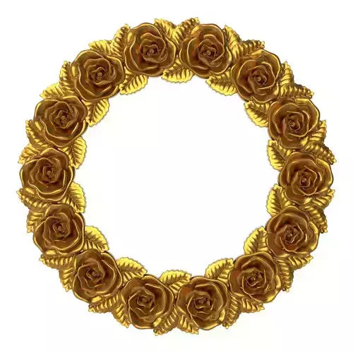 carved frame 3D model