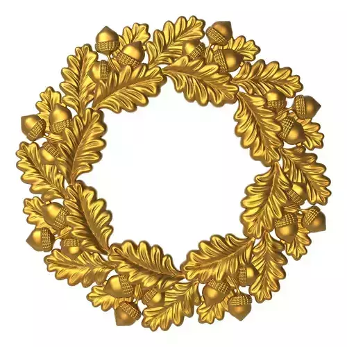 carved frame 3D model
