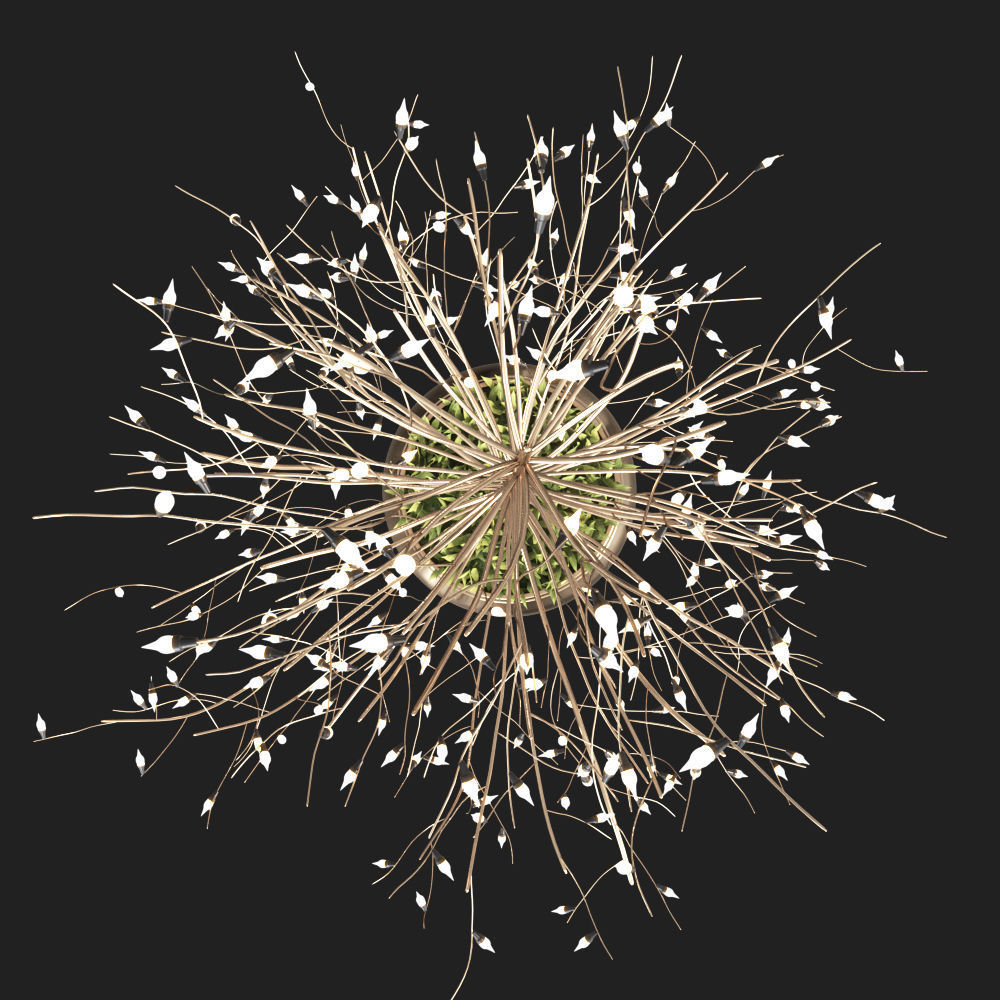 Restoration Hardware christmas decorative set 3D model_3