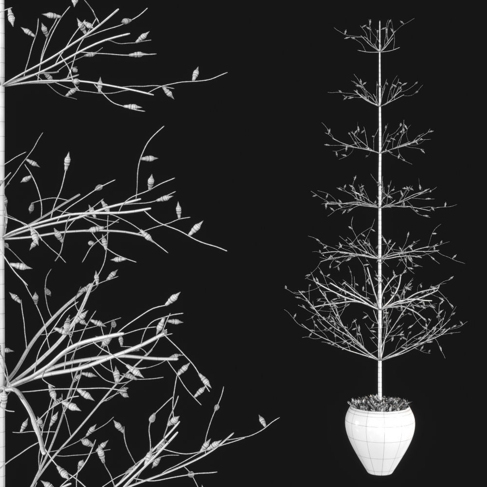 Restoration Hardware christmas decorative set 3D model_4