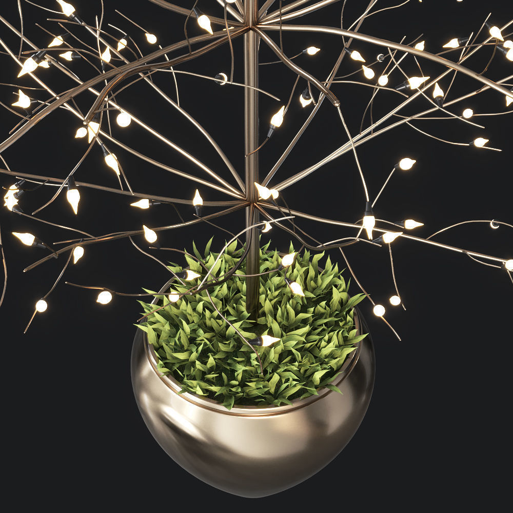 Restoration Hardware christmas decorative set 3D model_5