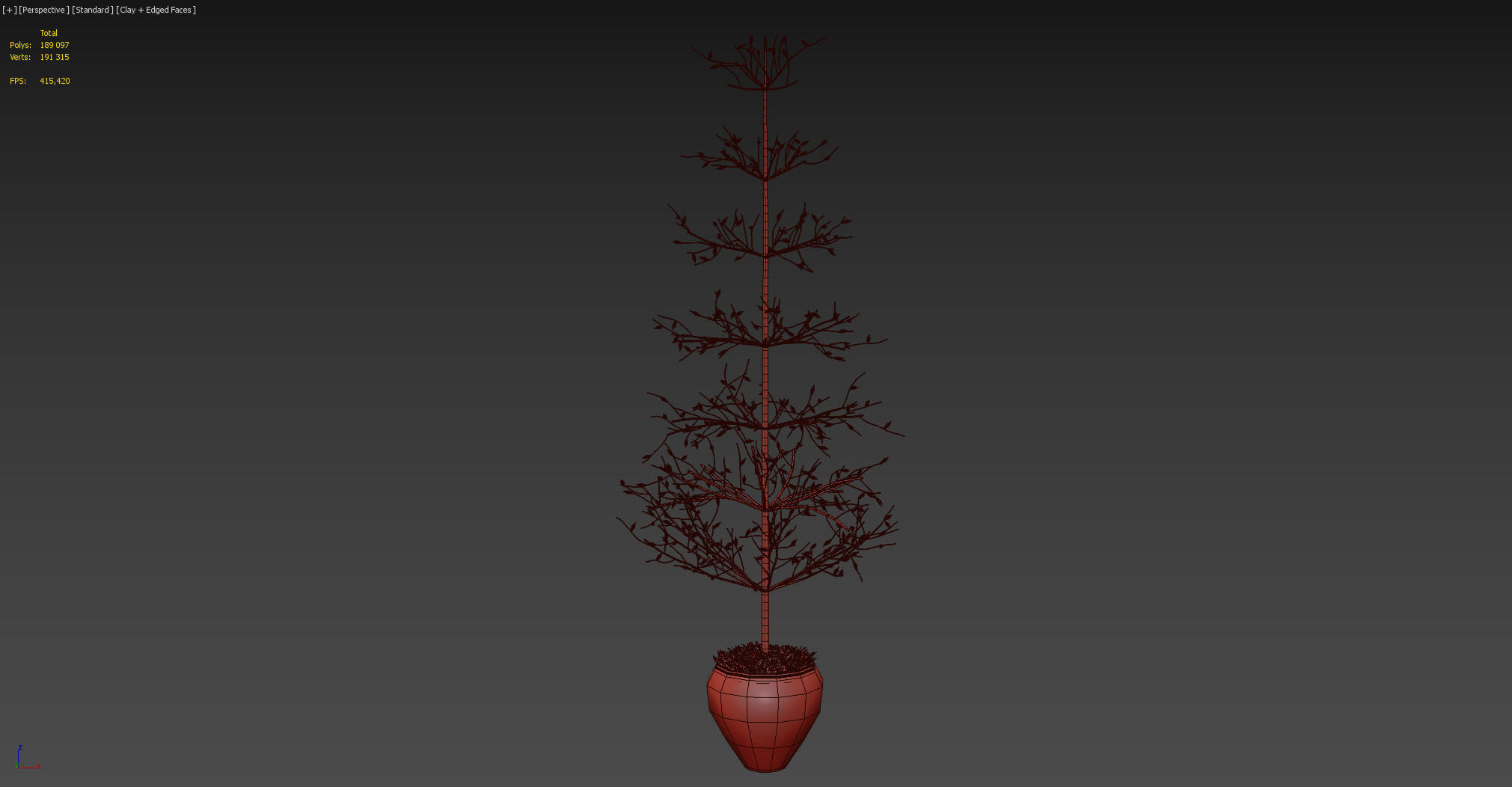 Restoration Hardware christmas decorative set 3D model_6