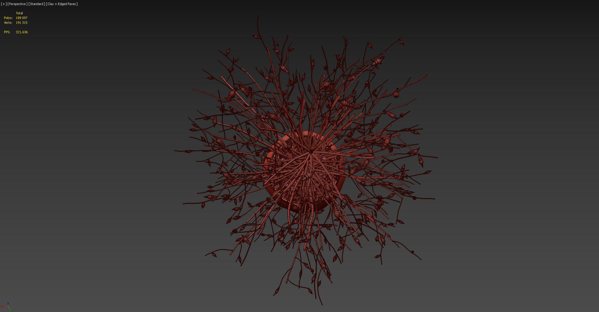 Restoration Hardware christmas decorative set 3D model_9