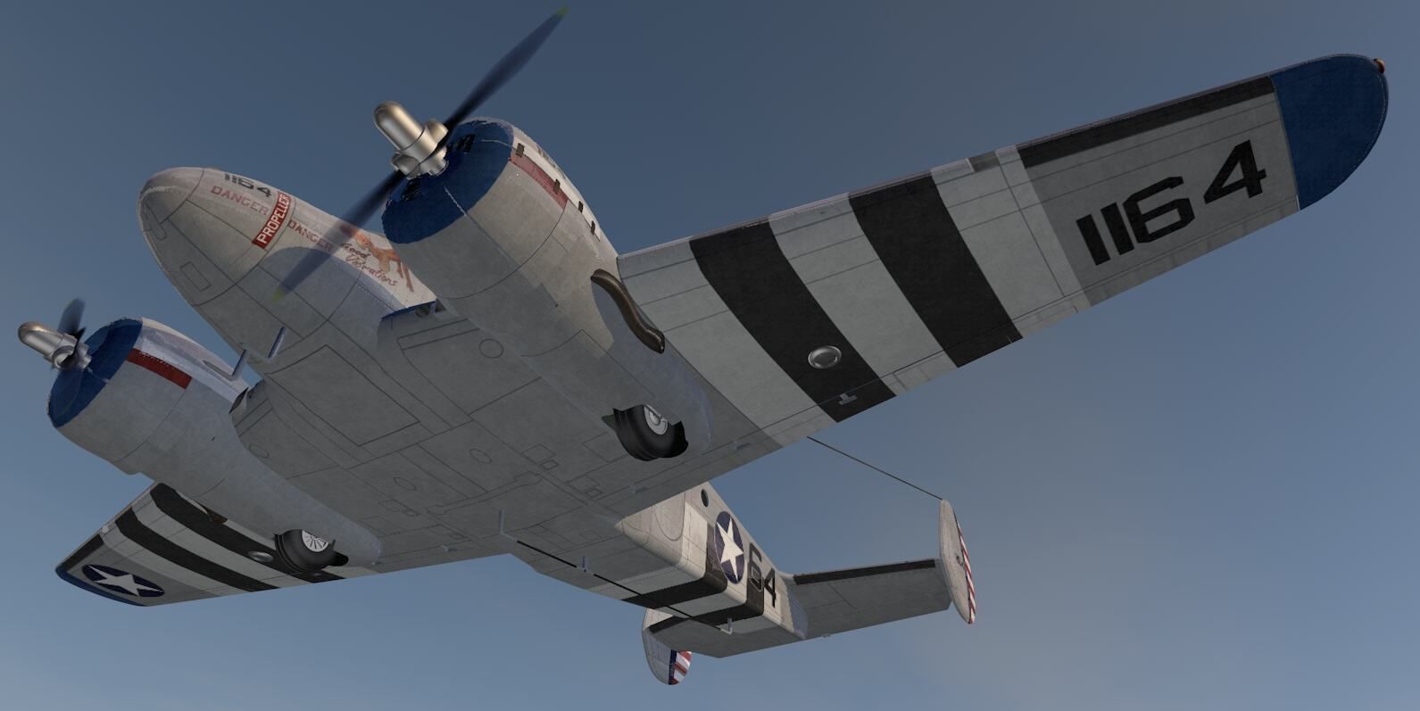 Beechcraft Model-18 C-45 Expeditor 3D model_18