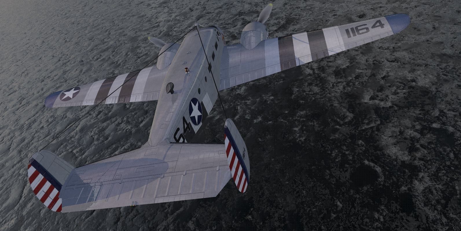 Beechcraft Model-18 C-45 Expeditor 3D model_16