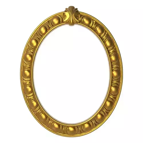 carved frame 3D model