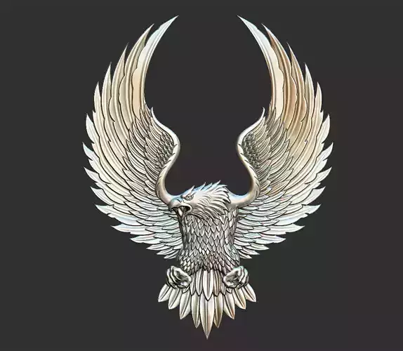 eagle 3D print model