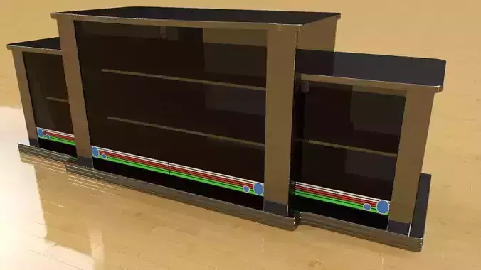 TV Rack 3D model TV Rack 3D model