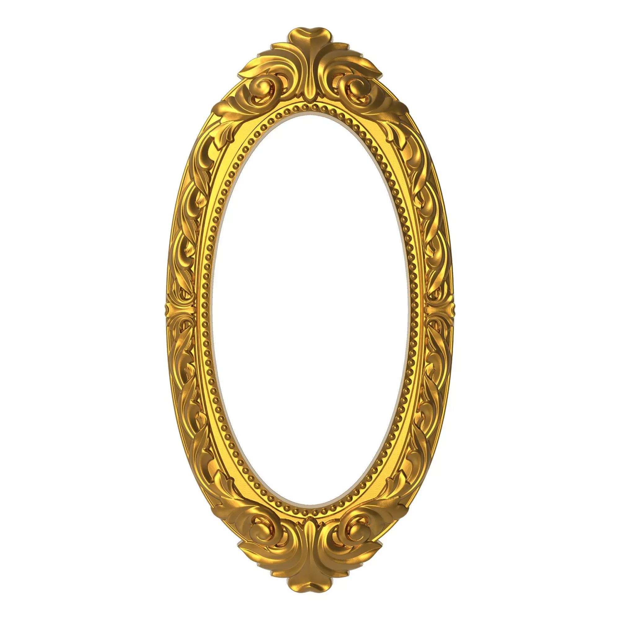 carved frame 3D model