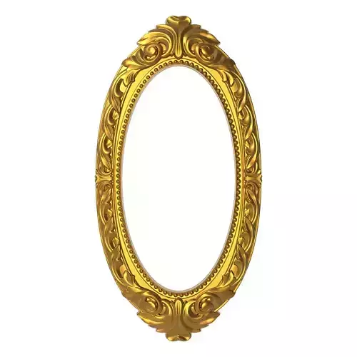 carved frame 3D model