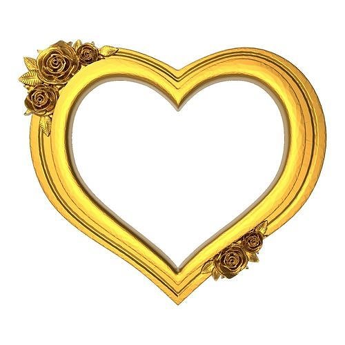 carved frame 3D model