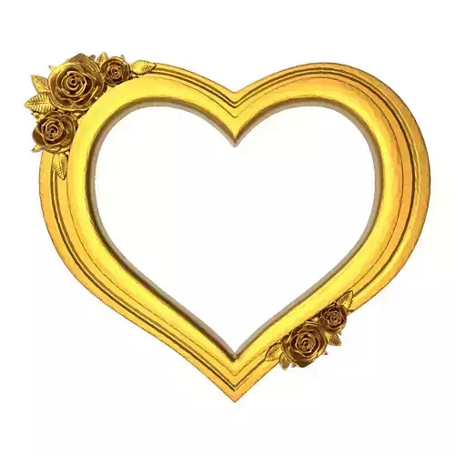 carved frame 3D model