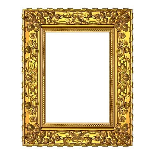 carved frame 3D model