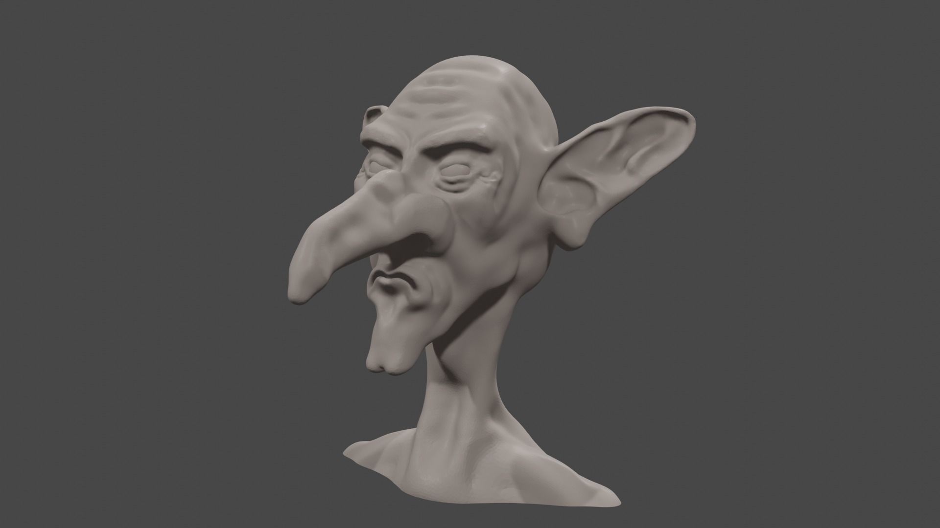 Joseph - the Grumpy 3D print model_1