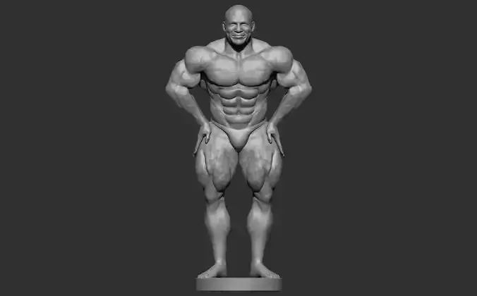 Big Ramy BodyBuilder 3D model 3D print model