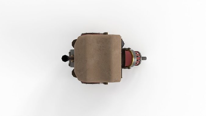 Steam Punk Taxi Low-poly 3D model 5