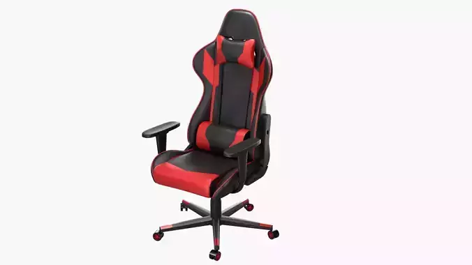 Gaming Chair PBR Low-poly 3D model