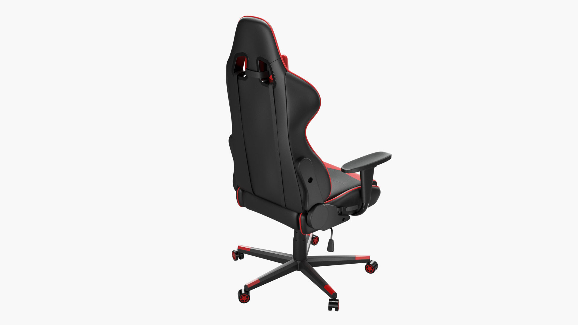 Gaming Chair PBR Low-poly 3D model_4