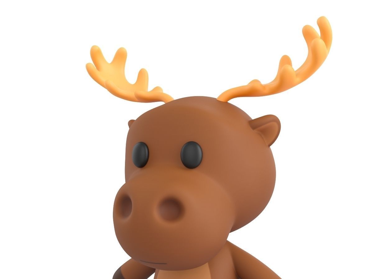 Character034 Moose 3D model_7