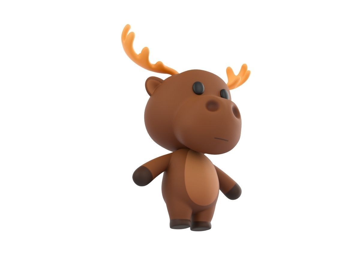 Character034 Moose 3D model_2