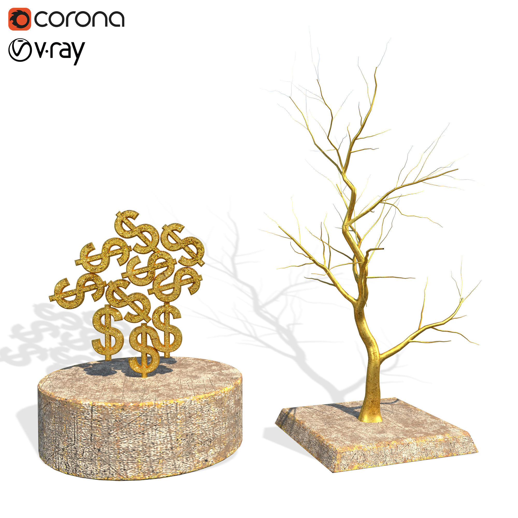 Decorative set vol 2 Free 3D model_4