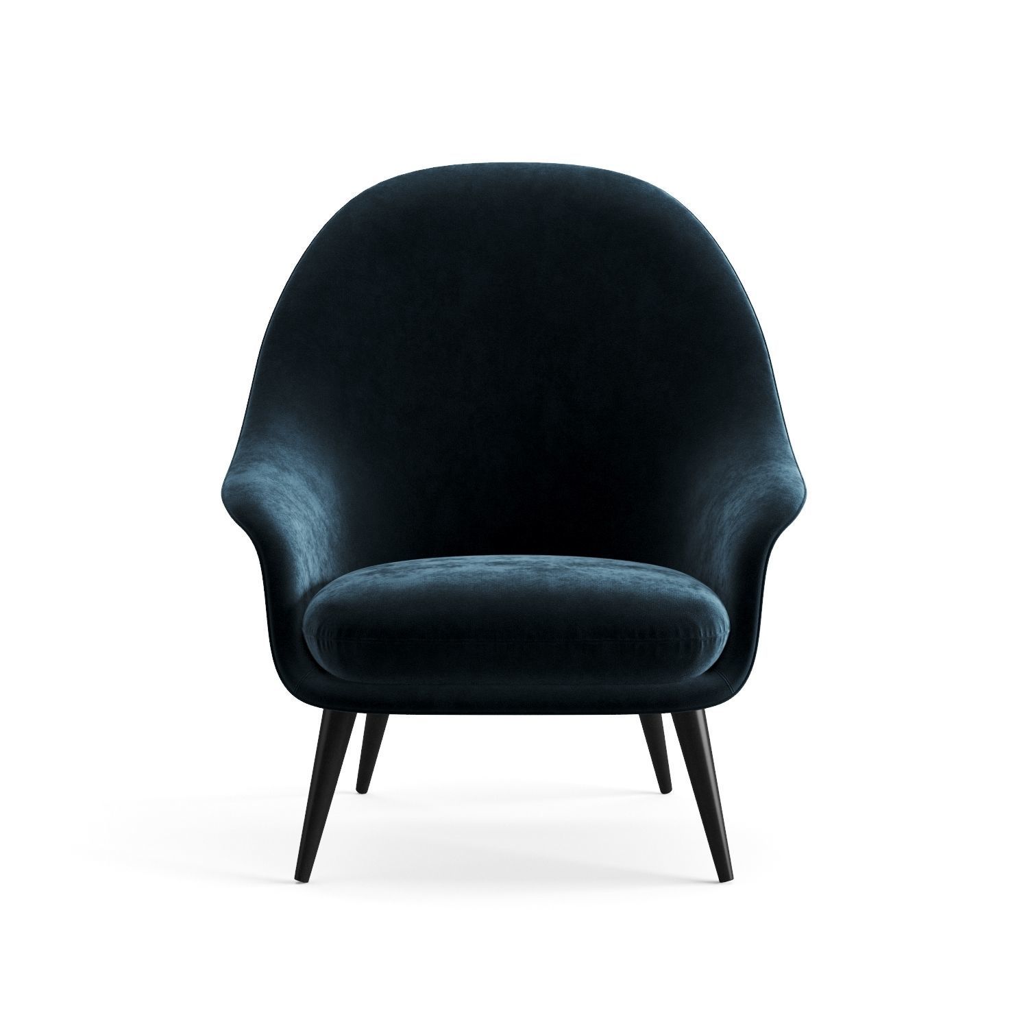 Gubi Bat Lounge Chairs 3D model CGTrader