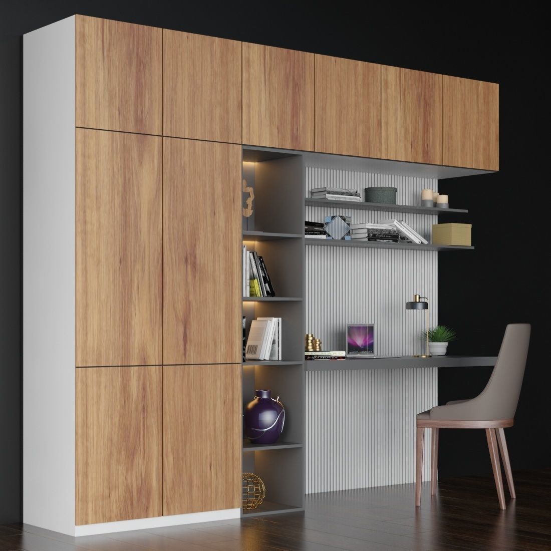 work place 001 3D model_1