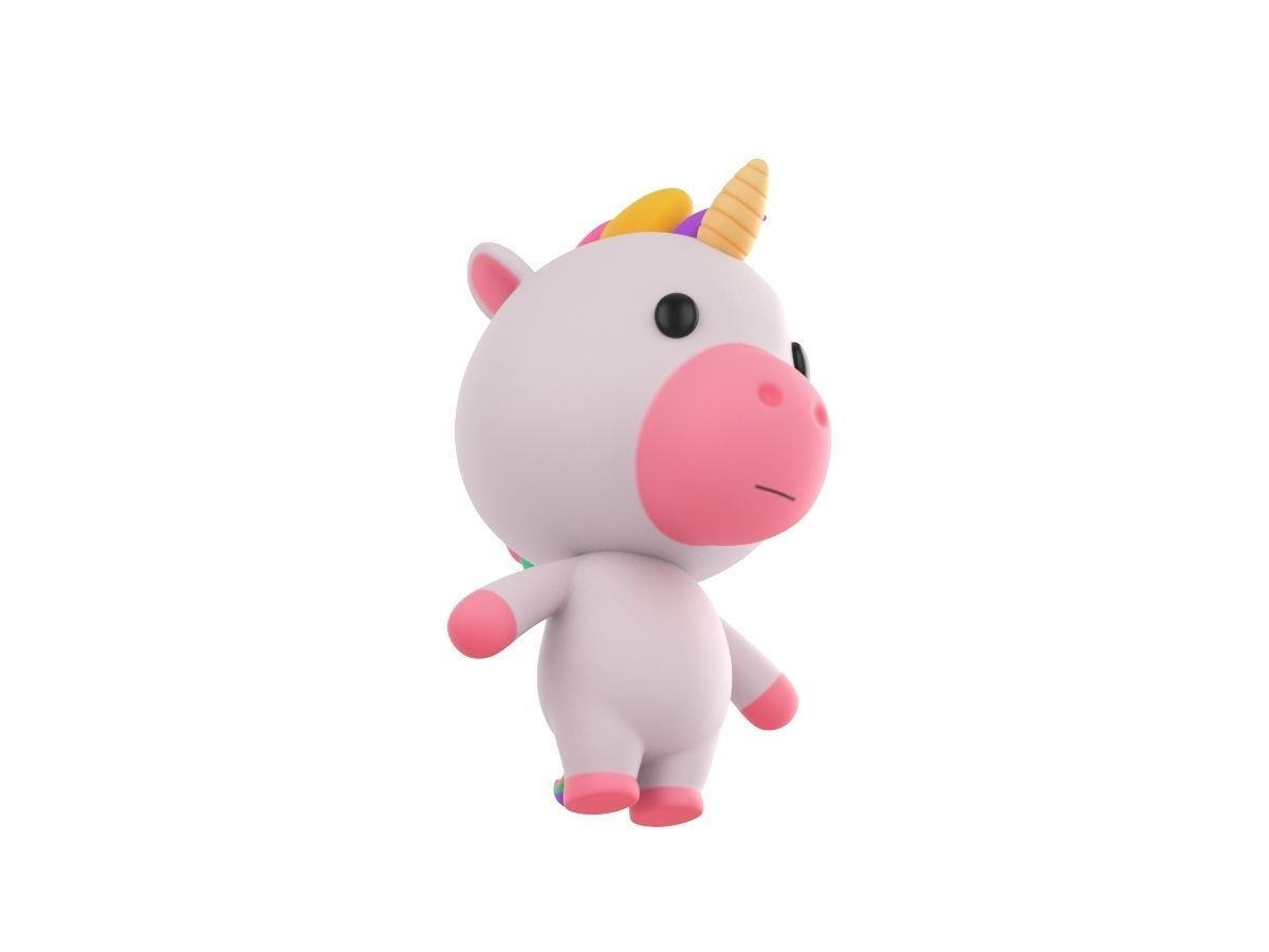 Character035 Unicorn 3D model_2