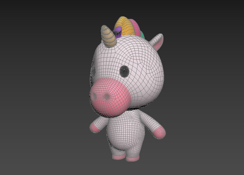 Character035 Unicorn 3D model_11