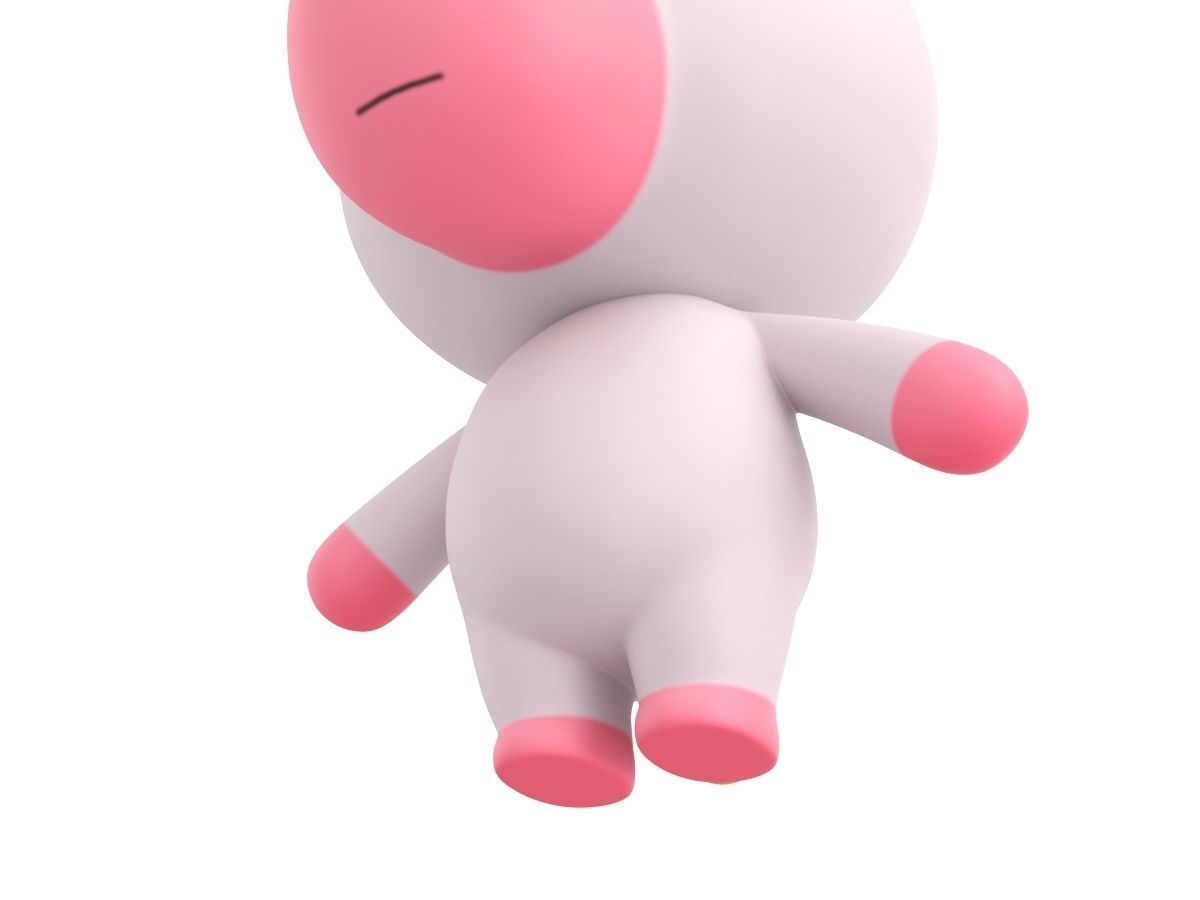 Character035 Unicorn 3D model_8