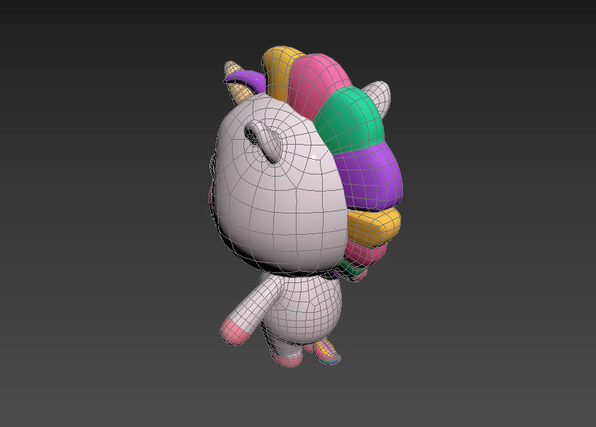 Character035 Unicorn 3D model_17