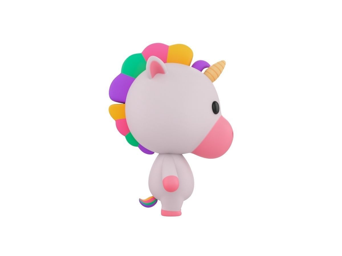 Character035 Unicorn 3D model_3