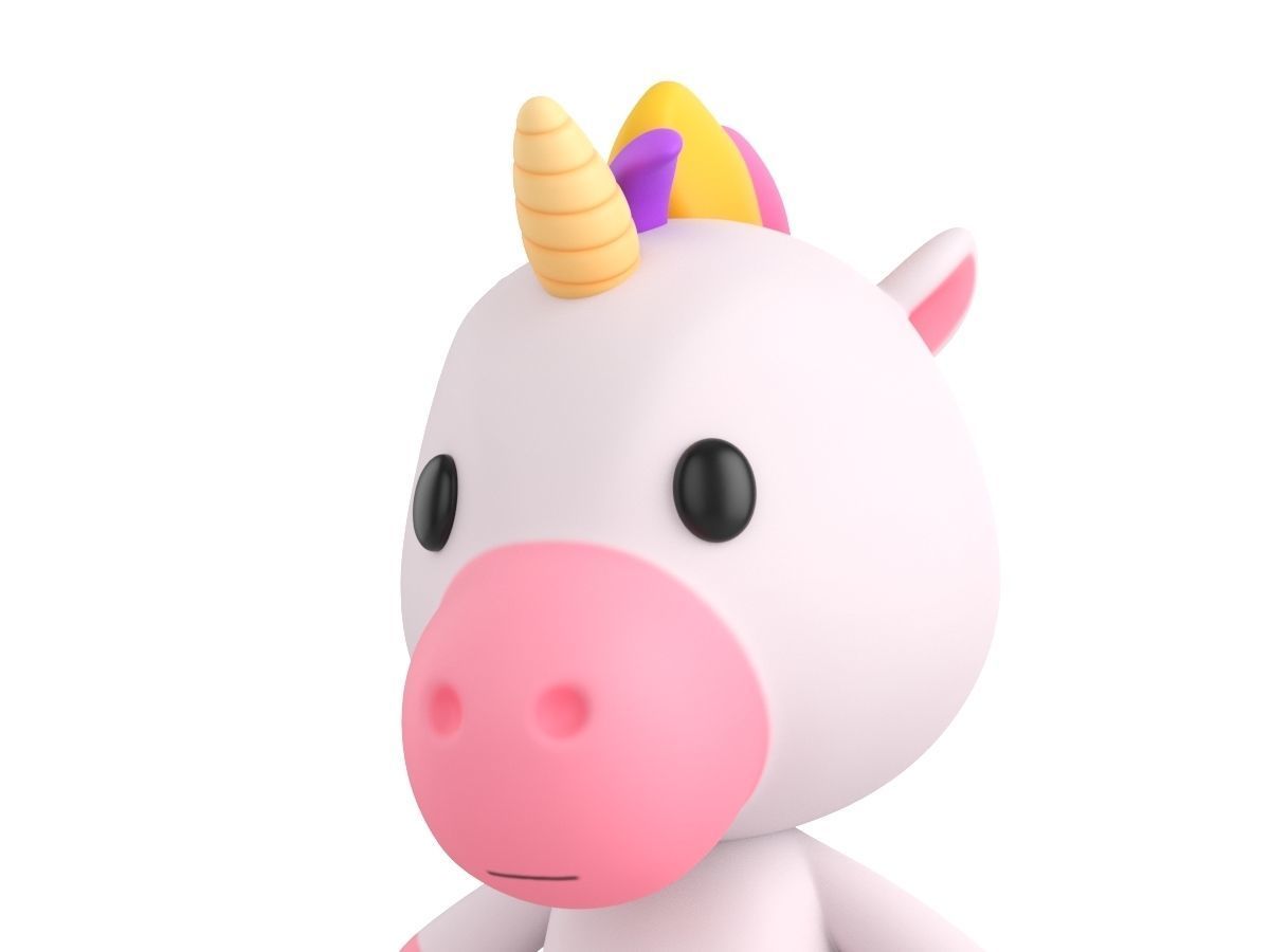 Character035 Unicorn 3D model_7
