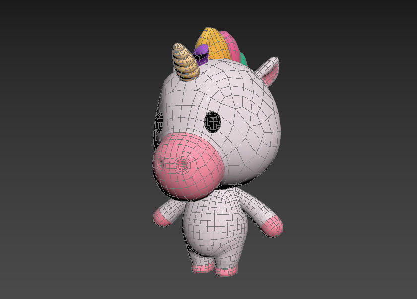 Character035 Unicorn 3D model_10
