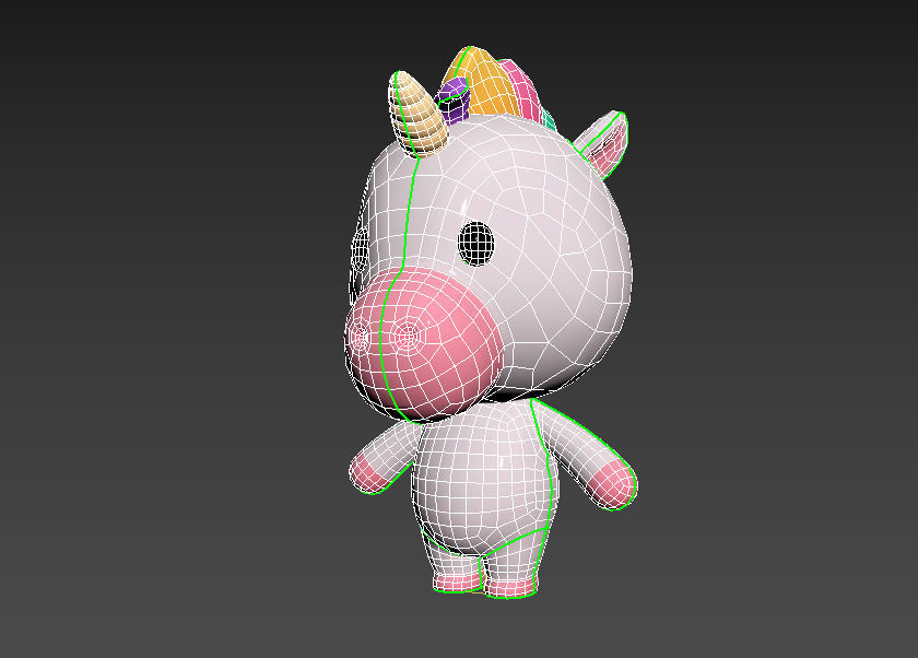 Character035 Unicorn 3D model_20