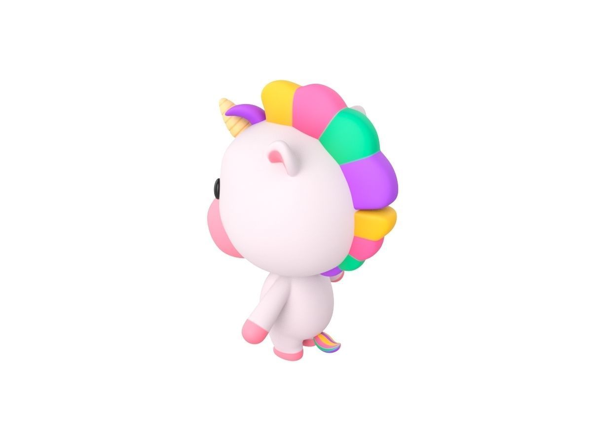 Character035 Unicorn 3D model_6