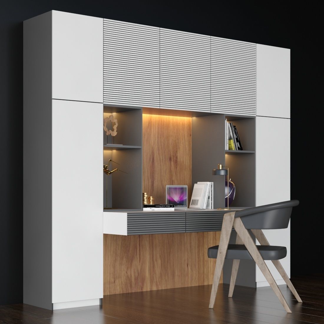 work place 003 3D model_1